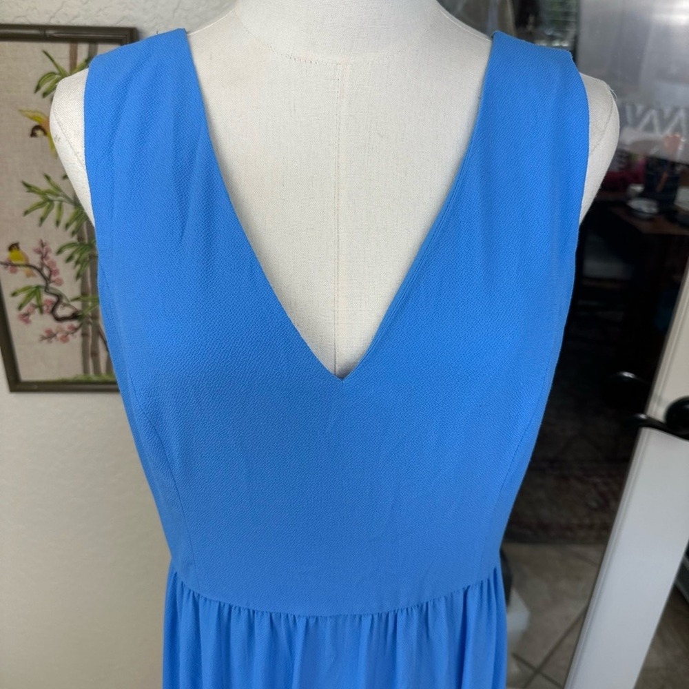 Lilly Pulitzer Size 8 Maurine Maxi dress in Thistle Blue‎ - Picture 7 of 14